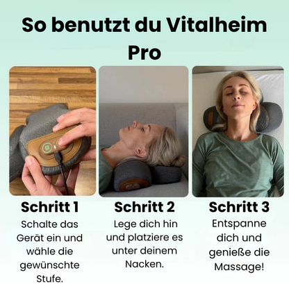 Vitalheim Pro | 3-in-1 Nackenmassagegerät